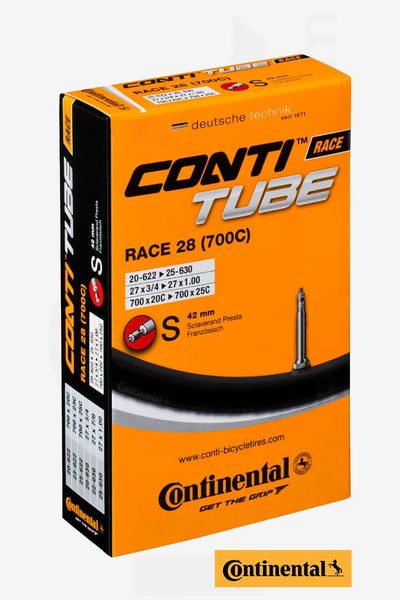 2X - Continental Race 28 700x20/25c 60mm Presta Valve Road Bike Tube