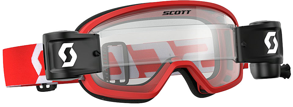 Youth Buzz Wfs Goggle Red/white W/clear Lens
