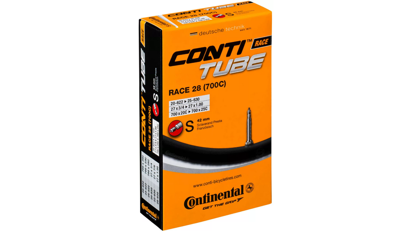 Continental Race 28 700x20/25c 60mm Presta Valve Road Bike Tube