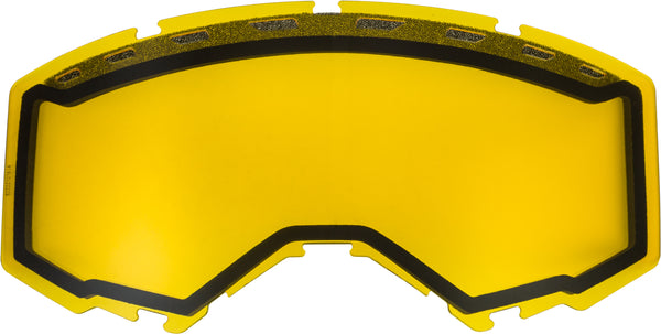 Dual Lens With Vents Adult Yellow
