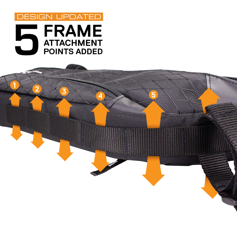 LT-FR1BK Ark Expandable Half-Frame Bag | Serfas Bicycle Bag