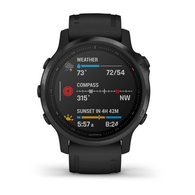 WATCH | fēnix® 6S - Pro and Sapphire Editions, Pro - Black with Black Band | GARMIN