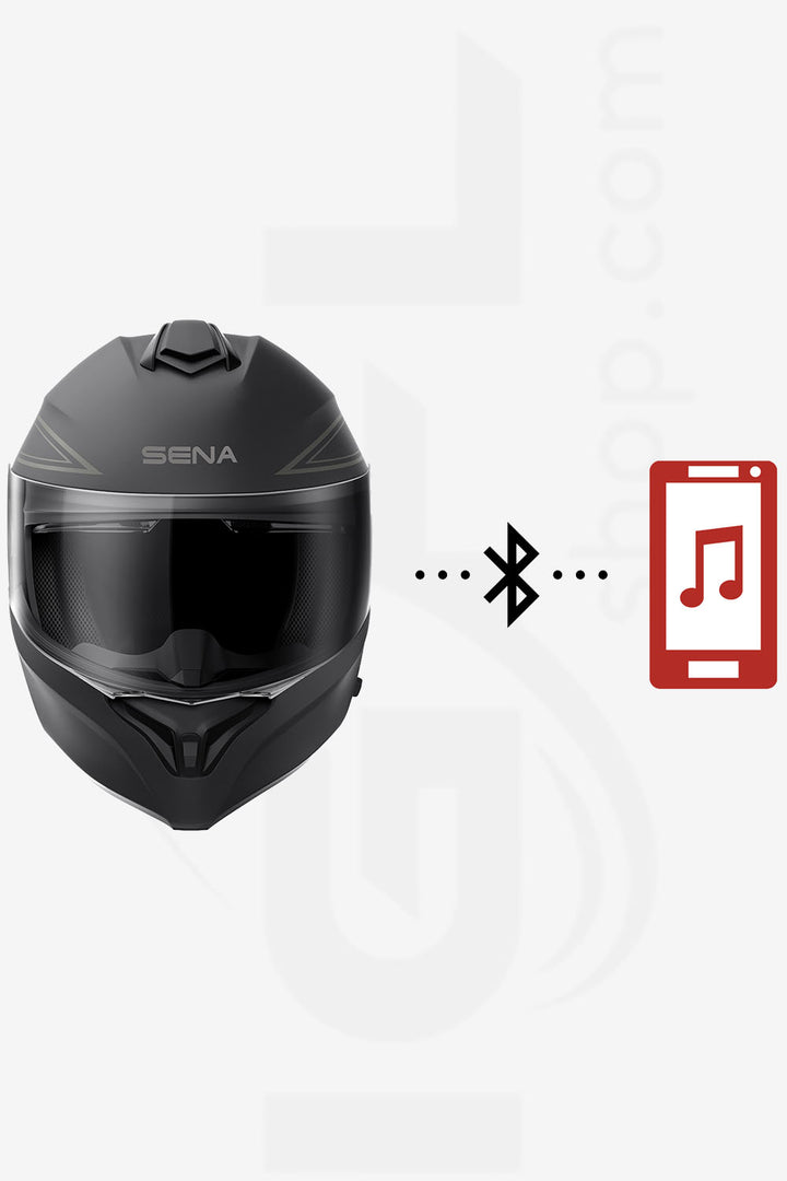 HELMET SENA - OUTRUSH, Bluetooth Helmet, Flip-up - White