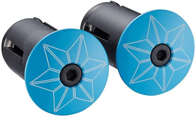 Supacaz Super Sticky Kush Star Fade Handlebar Tape, Neon Blue