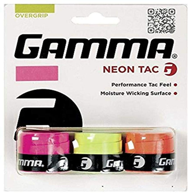 Gamma AGNOT10 Neon Tac Overgrip Assorted