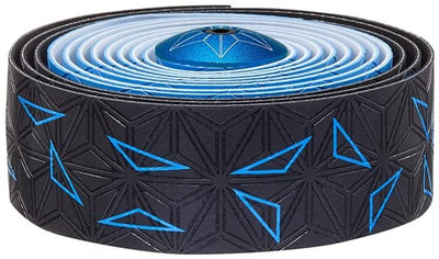 Supacaz Super Sticky Kush Star Fade Handlebar Tape, Neon Blue