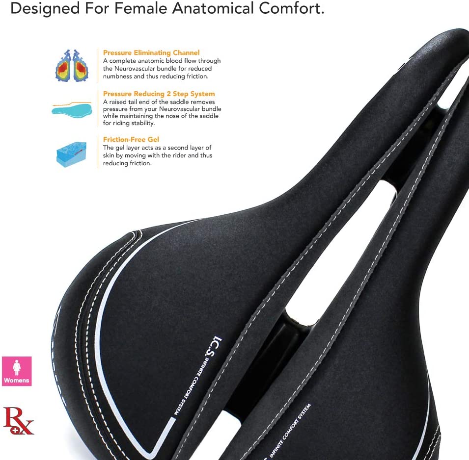 Serfas Women's RX Bicycle Saddle - RX-922