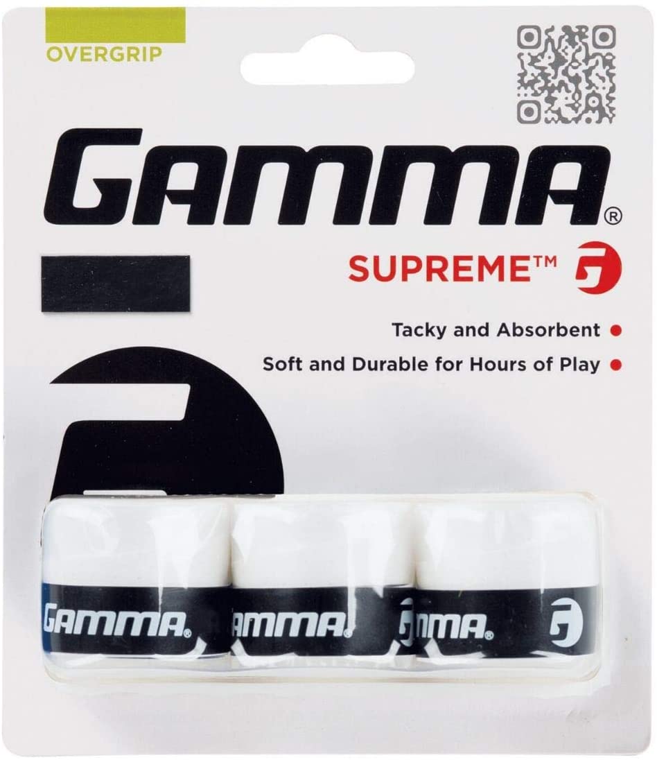 Gamma AGSO310 Supreme Overgrip 30/Pk White