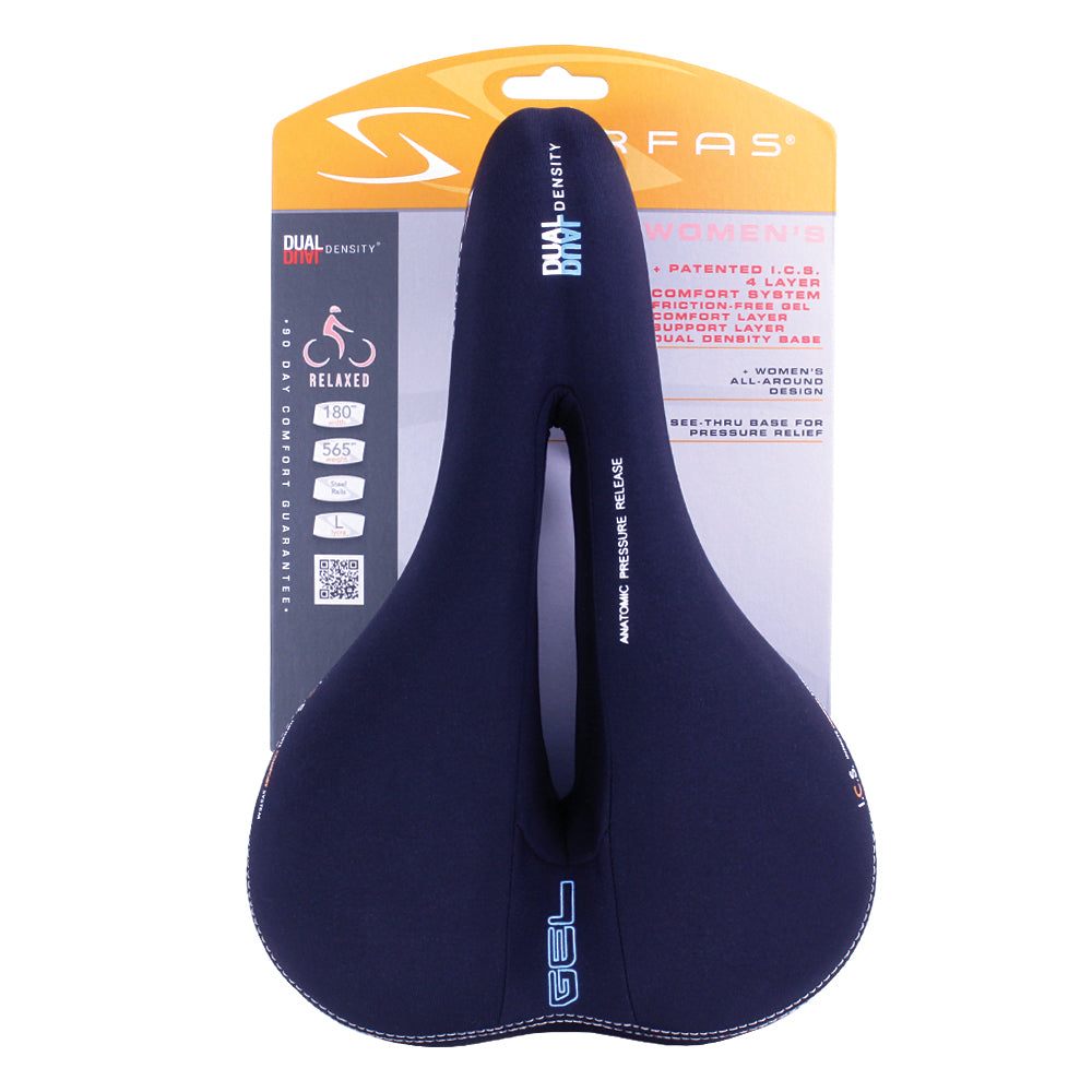 DDL-CT Dual Density® Women’s Comfort W/Cutout & Lycra Cover | Serfas