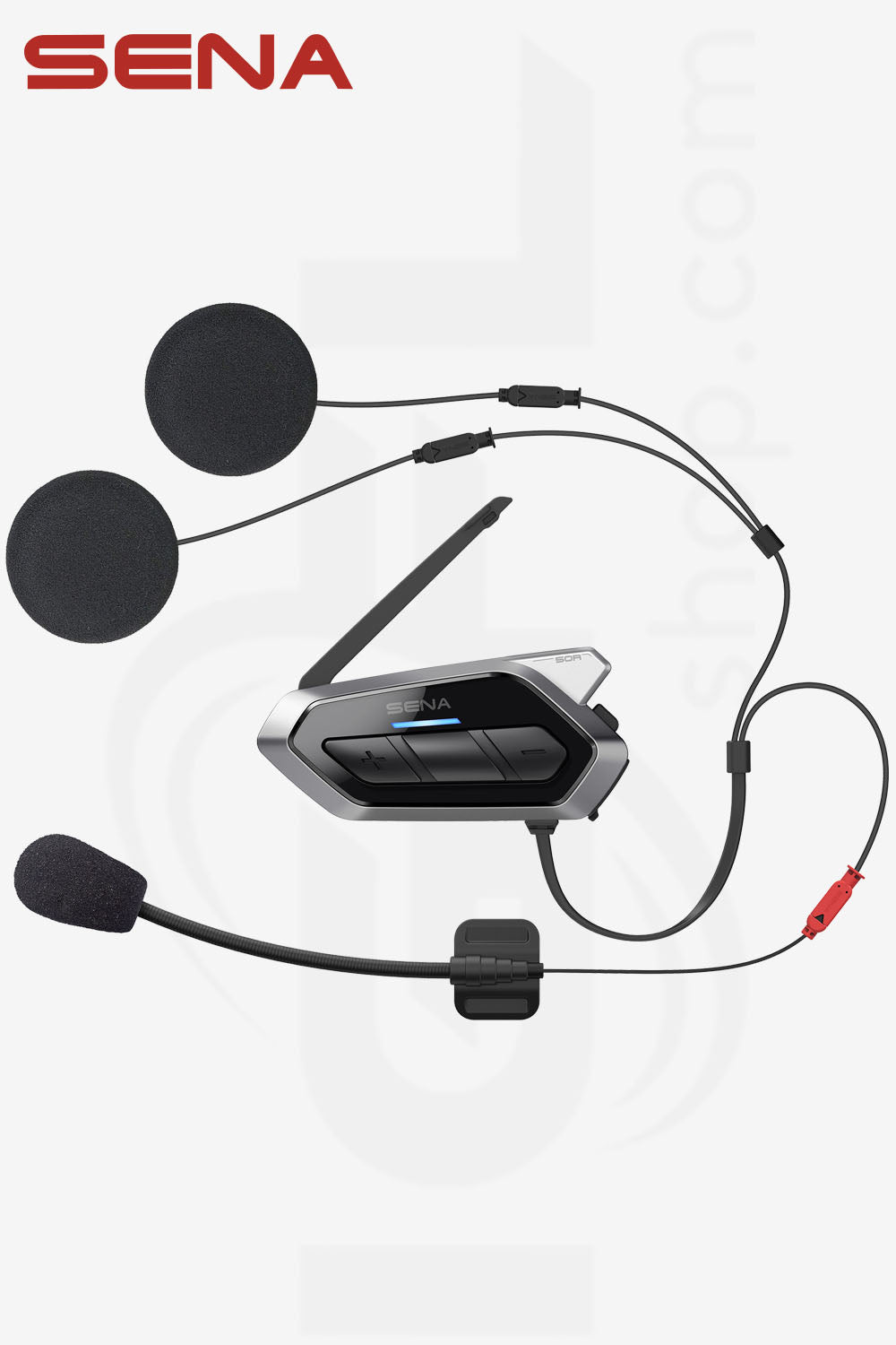 HEDSET SENA - 50S-01D Motorcycle Bluetooth Com. System w/ Mesh Intercom DUAL PACK