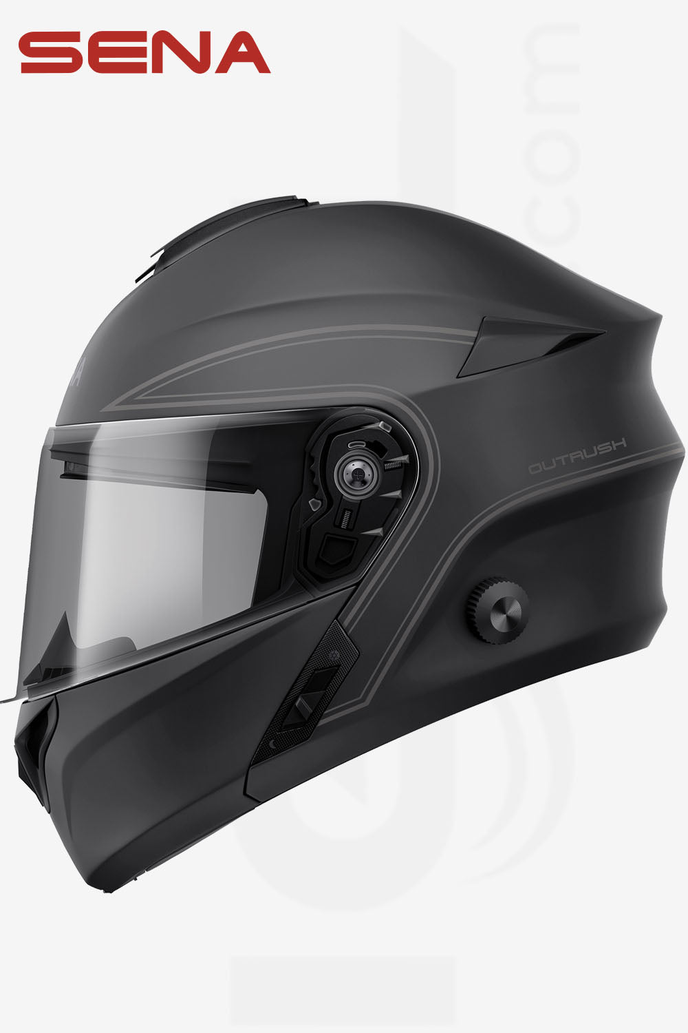 HELMET SENA - OUTRUSH, Bluetooth Helmet, Flip-up - Matte Black