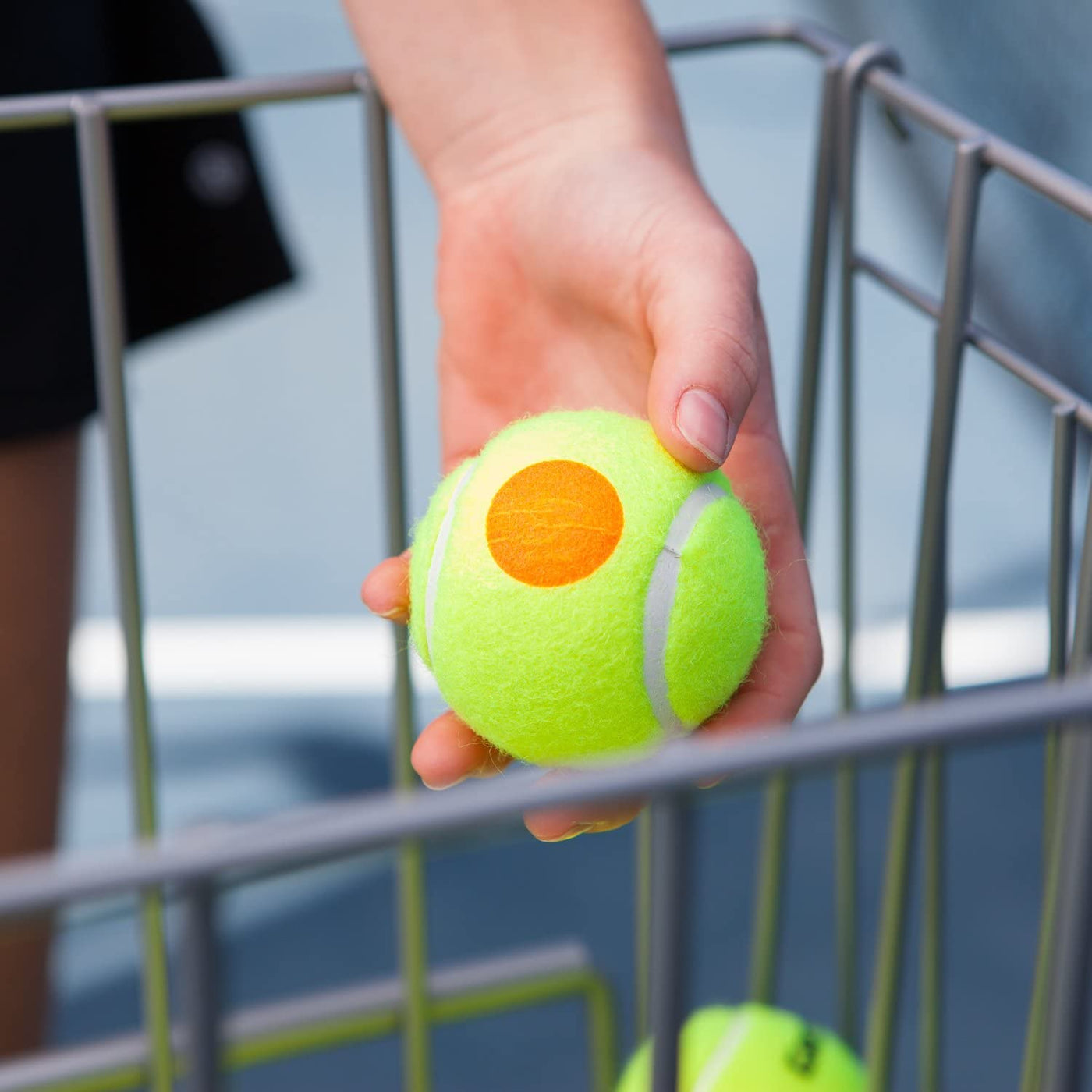 Gamma Beginner Child or Adult Training (Transition) Practice Tennis Balls: Orange 60 or Green 78 Dot (25%-50% Slower Ball Speed) - 12, 36, 48, 60 Pack Sizes