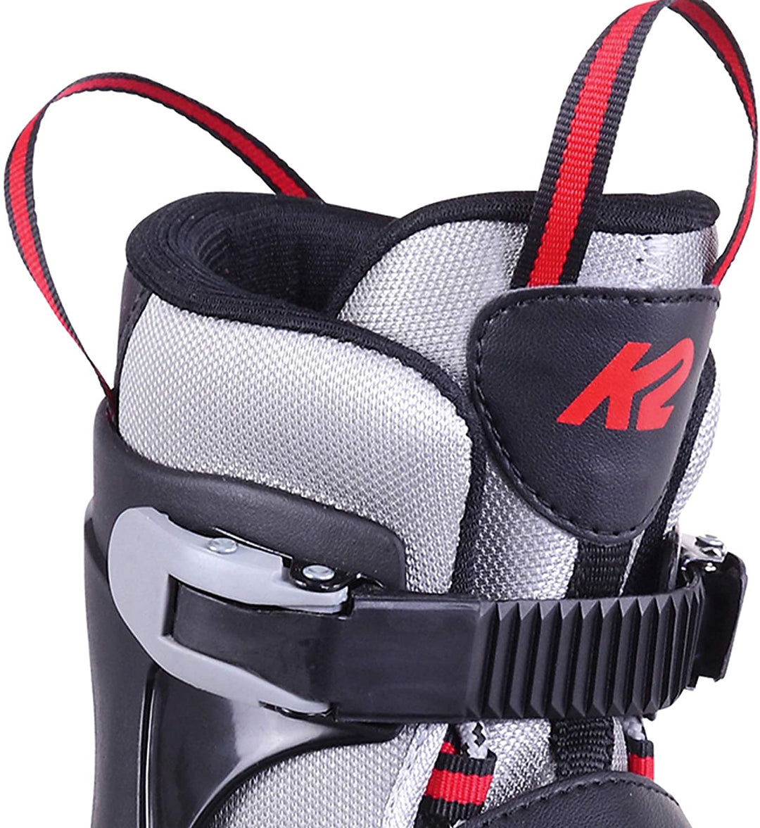 K2 Skate Youth Raider Inline Skates, Gray/Red
