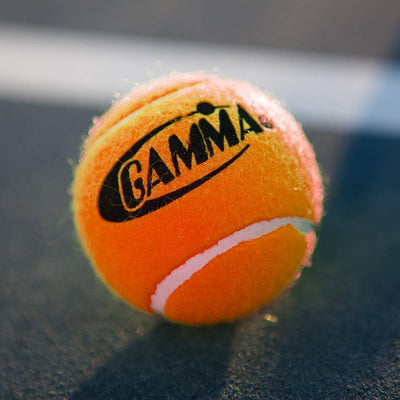 Gamma Bag of Pressureless Tennis Balls â€“ 12 or 18 Count, 4 Colors Available, Sturdy & Reuseable Mesh Bag with Drawstring for Easy Transport - Bag-O-Balls for All Court Types, Premium Performance