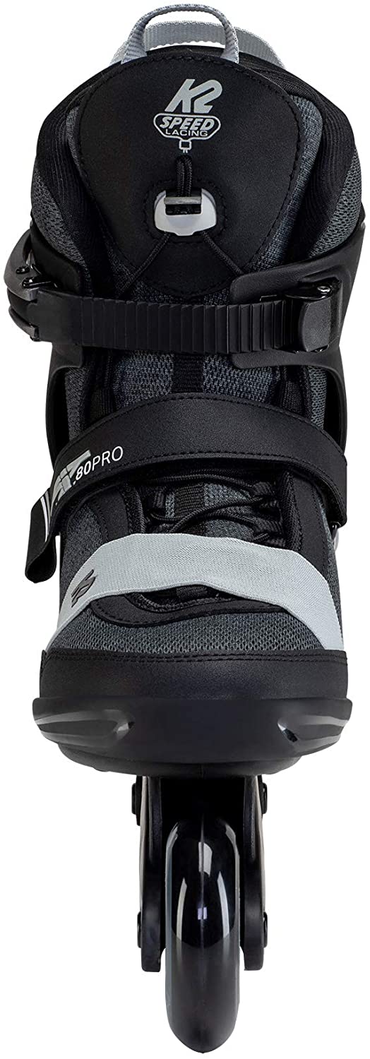 K2 Skate F.I.T. 80 PRO, Black_Gray, 7.5