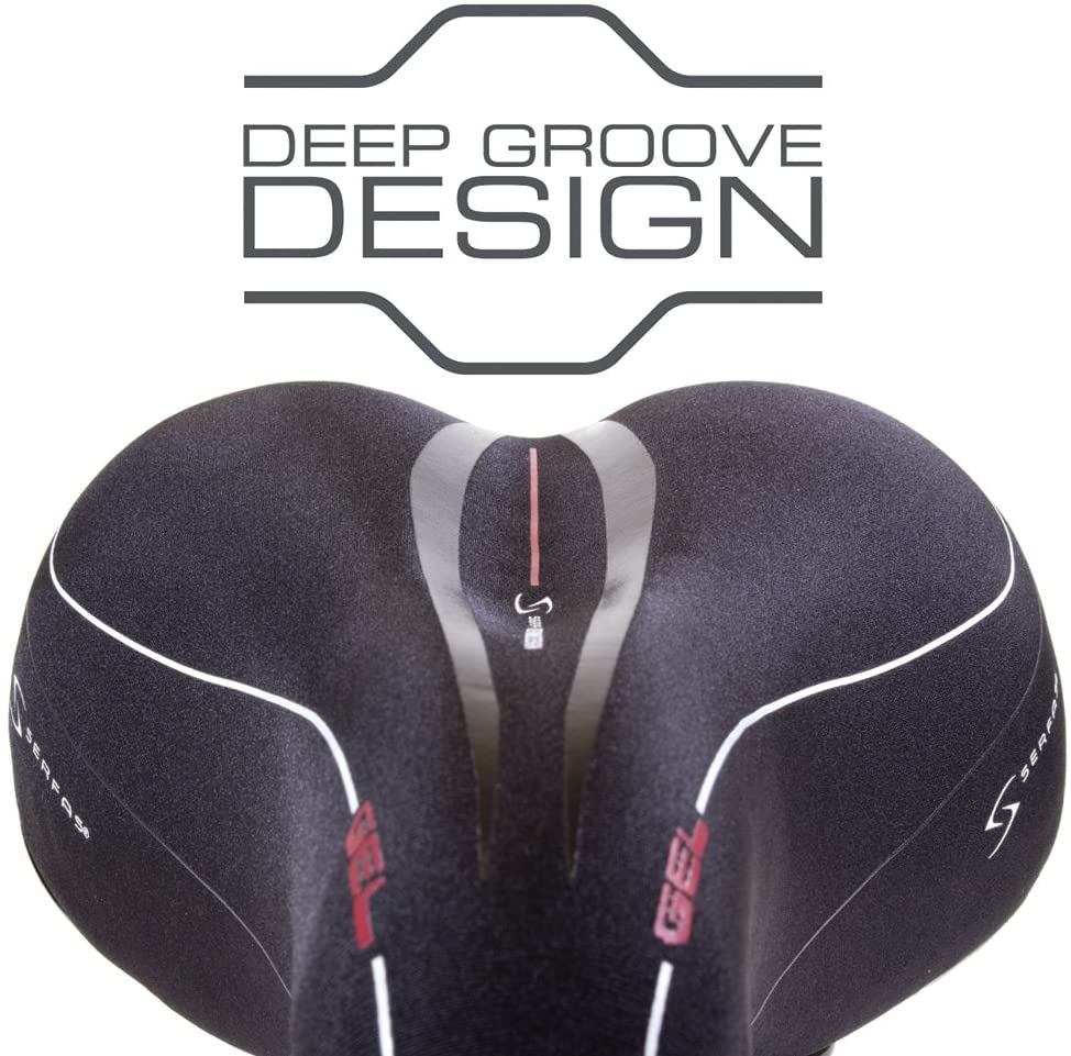 Serfas FS-243 Full Suspension Hybrid Reactive Gel Saddle