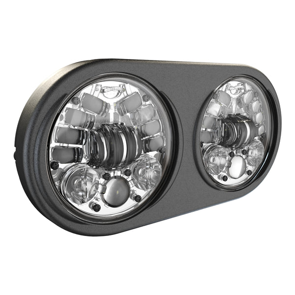 8692 A2 Adaptive Headlight Dual 5.75" Chr Bezel