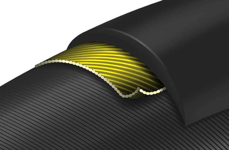 2X - Continental Grand Prix 5000 Black-BW+Black Chili 700X25