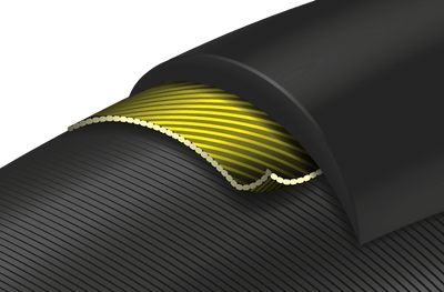 2X - Continental Grand Prix 5000 Black-BW+Black Chili 700X25