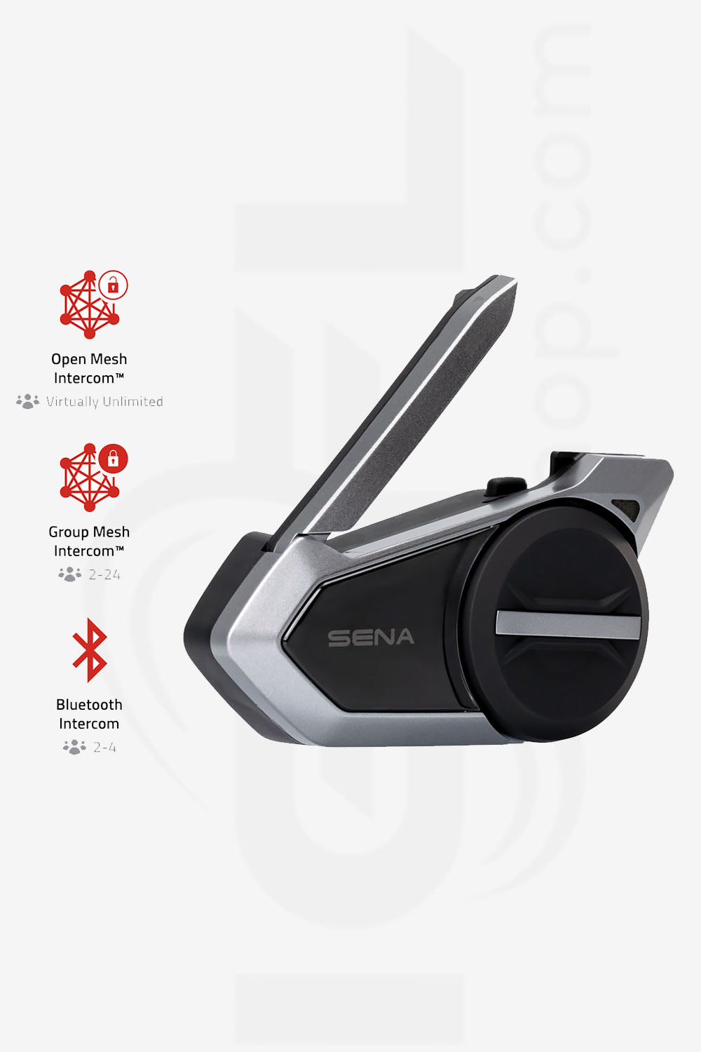 HEDSET SENA - 50S-01 Motorcycle Bluetooth Communication System with Mesh Intercom