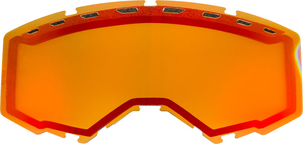 Dual Lens With Vents Adult Red Mirror-persimmon