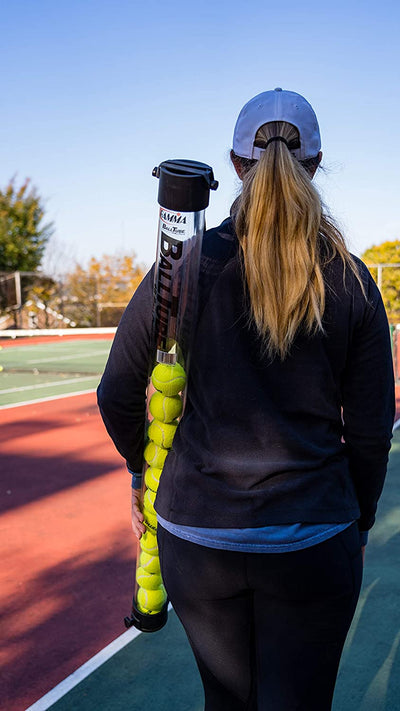 Gamma Tennis Ballhopper Balltube 18 - Clear - Holds 18 Balls