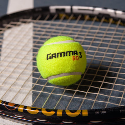 Gamma Beginner Child or Adult Training (Transition) Practice Tennis Balls: Orange 60 or Green 78 Dot (25%-50% Slower Ball Speed) - 12, 36, 48, 60 Pack Sizes
