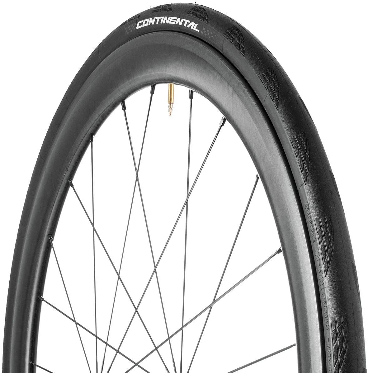 2X - Continental Grand Prix 5000 Black-BW+Black Chili 700X25
