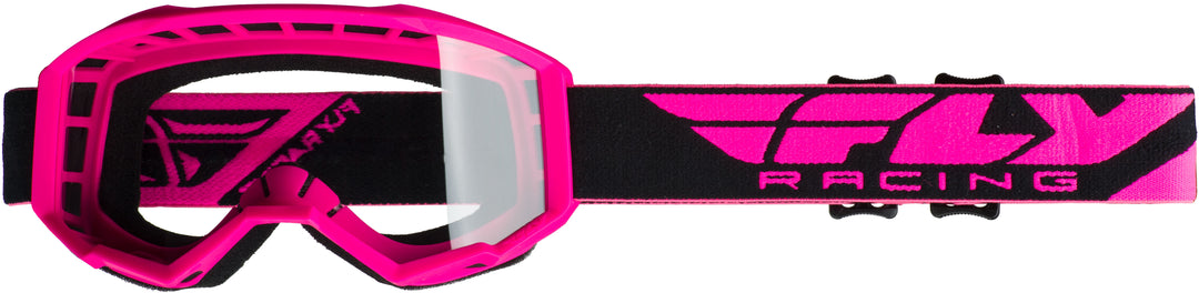 Youth Focus Goggle White/black Clear Lens