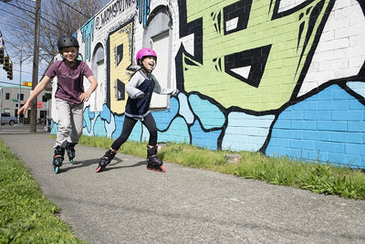 K2 Skate Youth Raider Inline Skates, Gray/Red