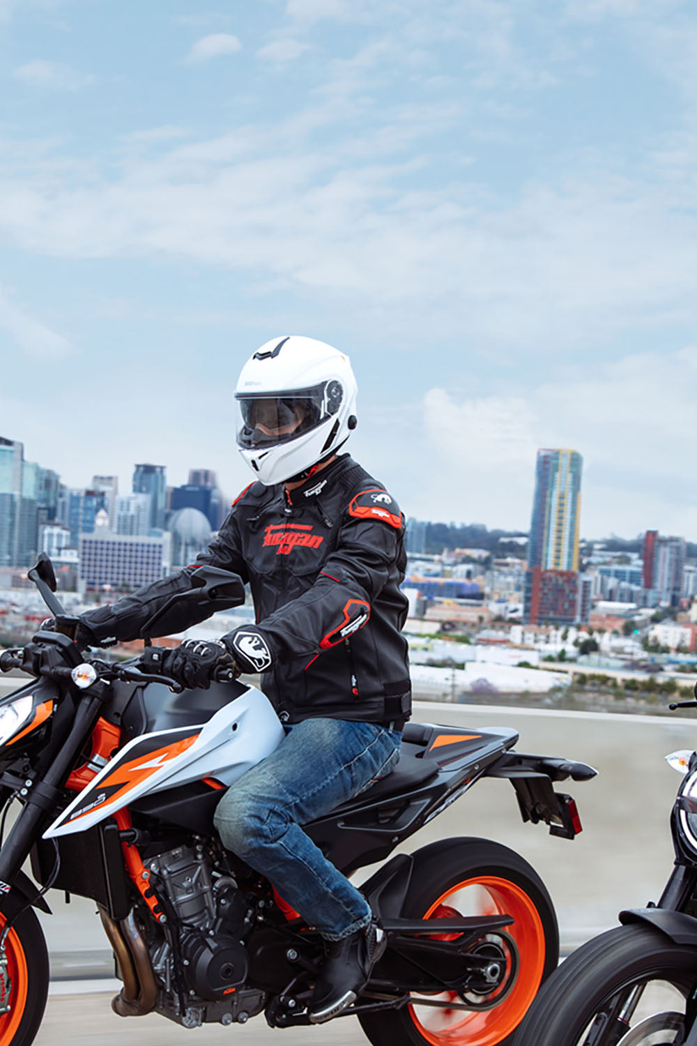 HELMET SENA - OUTRUSH, Bluetooth Helmet, Flip-up - White