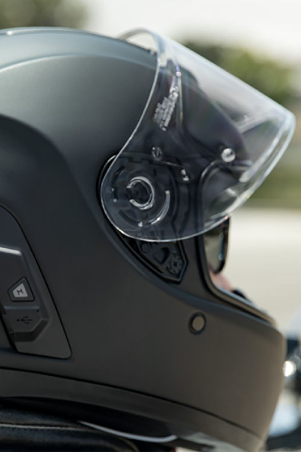 HELMET SENA - MOMENTUM EVO HELMET W/ MESH INTERCOM MATTE BLACK LG