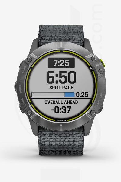 WATCH | Enduro™, Steel with Gray UltraFit Nylon Strap | GARMIN