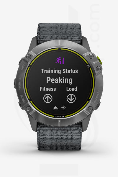 WATCH | Enduro™, Steel with Gray UltraFit Nylon Strap | GARMIN