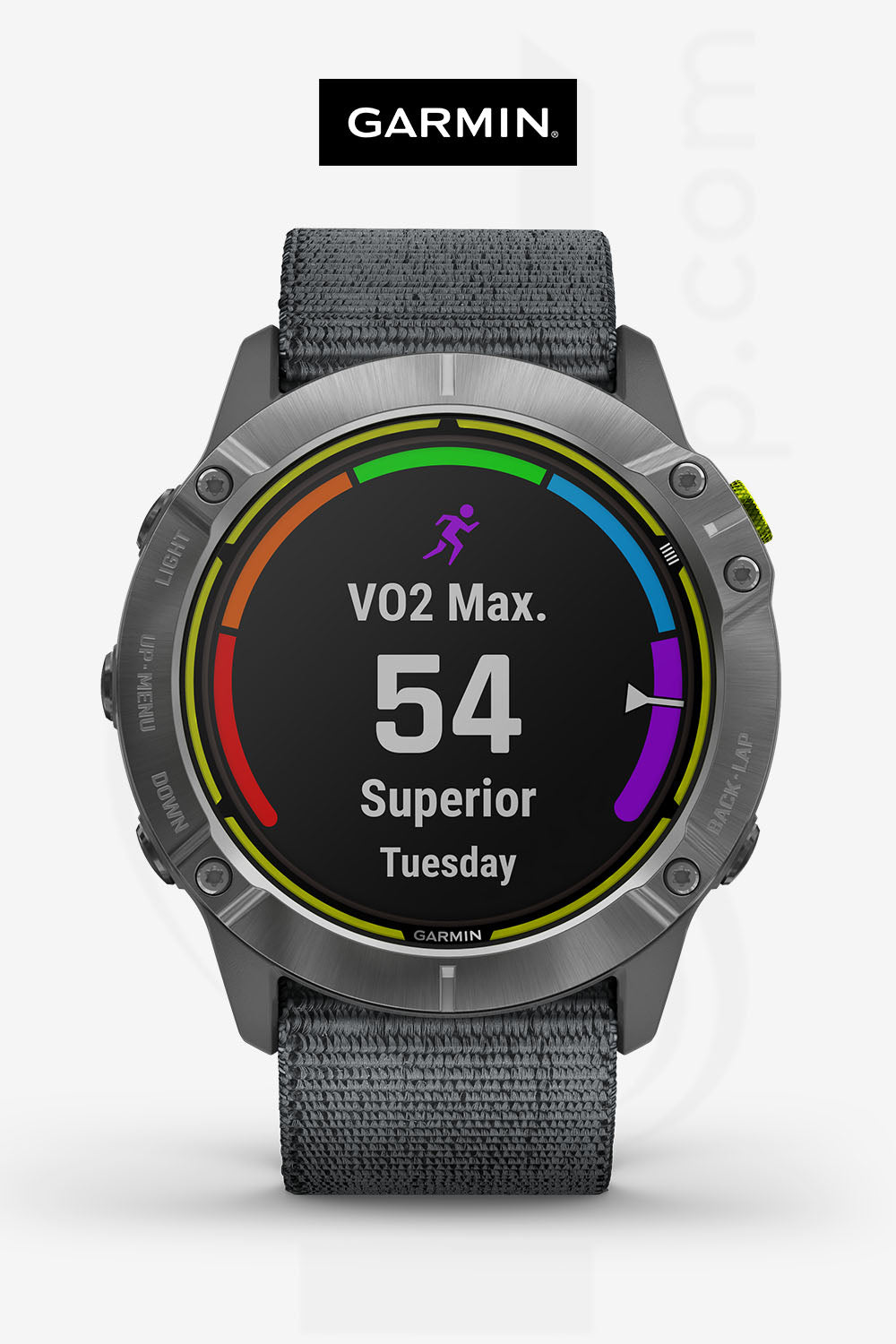 WATCH | Enduro™, Steel with Gray UltraFit Nylon Strap | GARMIN