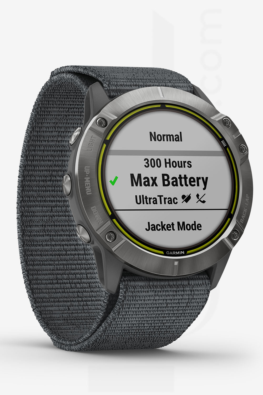 WATCH | Enduro™, Steel with Gray UltraFit Nylon Strap | GARMIN