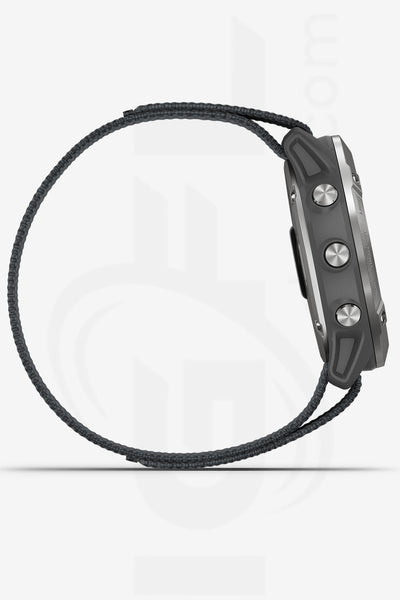 WATCH | Enduro™, Steel with Gray UltraFit Nylon Strap | GARMIN