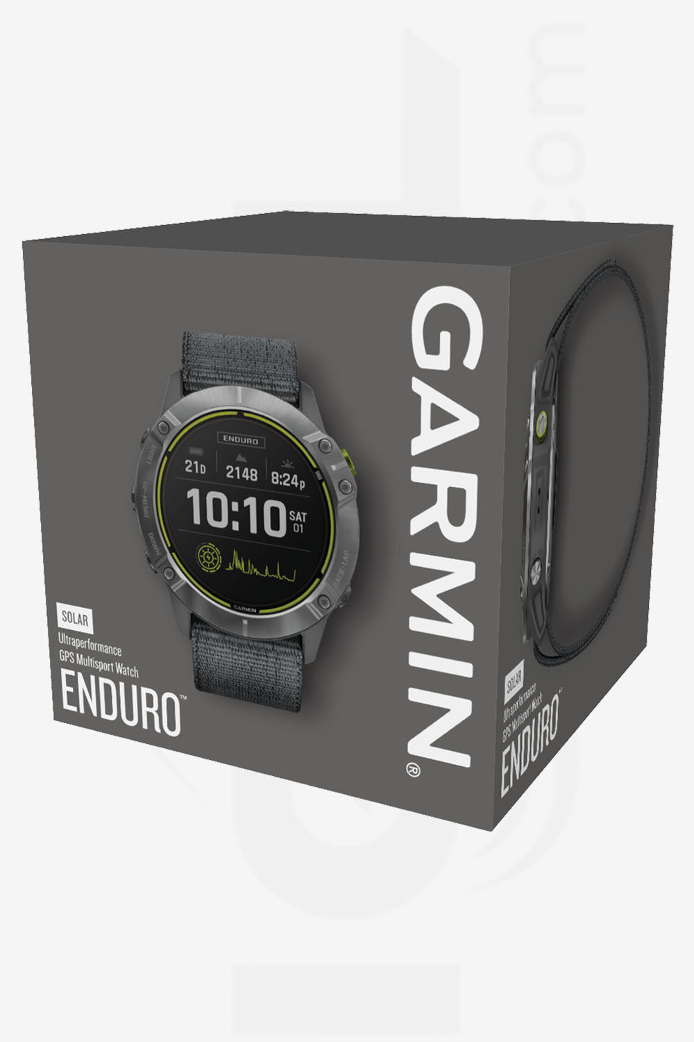 WATCH | Enduro™, Steel with Gray UltraFit Nylon Strap | GARMIN