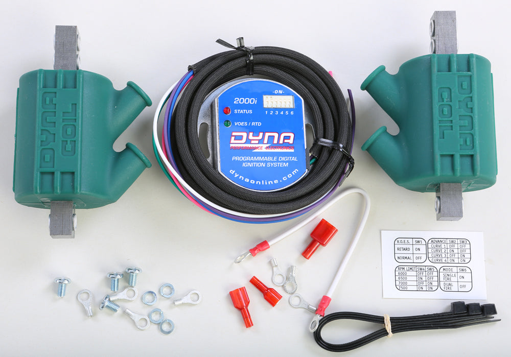 Dyna 2000i Carb Dual Plug - Single Fire Kit