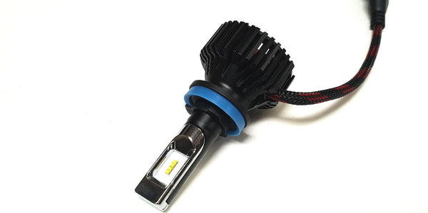 H11 Fan Heatsink Headlight High Performance Tri-led Bulb