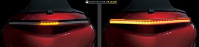 Rear Spoiler With Led Lights Dynamic Sequential Black Hon