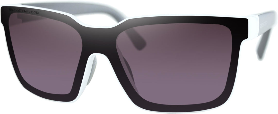 Boost Sunglasses White W/grey/purple/slvr Mir