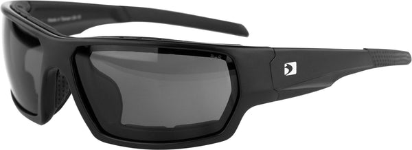 Tread Sunglasses Matte Black W/clear Lens Removable Foam