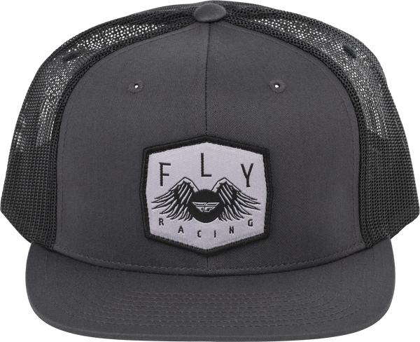 Youth Fly Freedom Trucker Hat Army Green