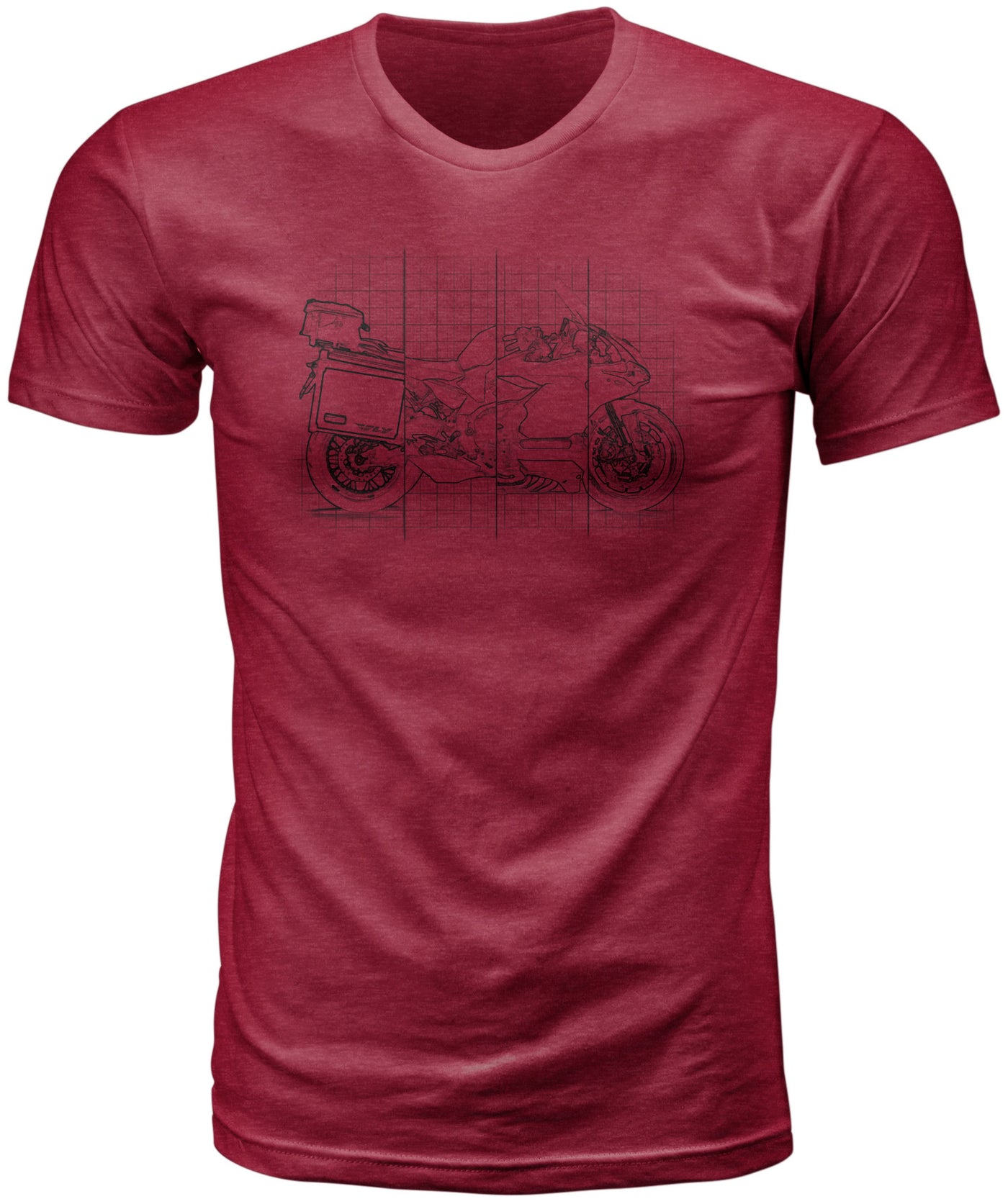 Fly Variety Tee Burgundy Xl