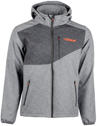 Fly Checkpoint Jacket Grey Heather/orange Xl