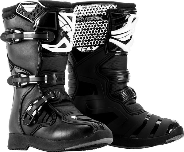 Youth Maverik Mini Boots Black Sz Y13