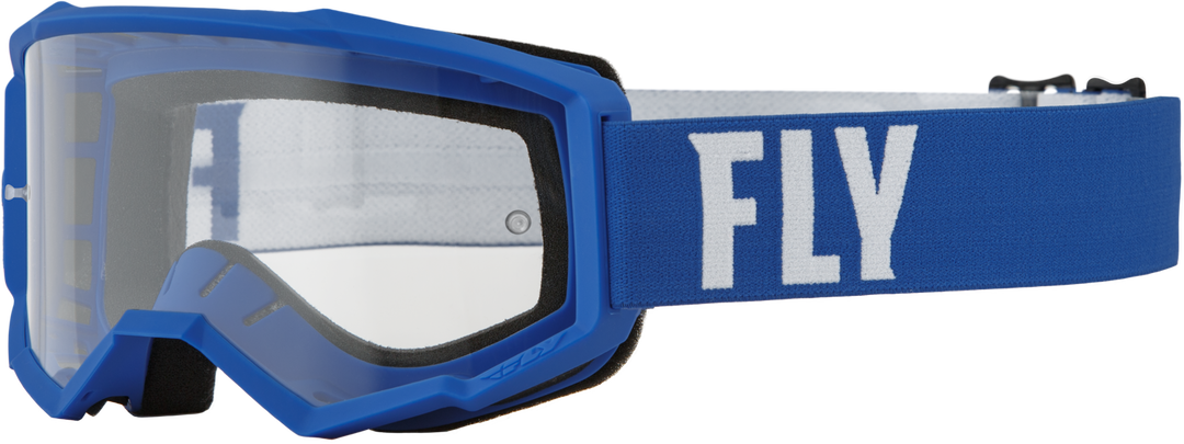 Youth Focus Goggle White/black Clear Lens