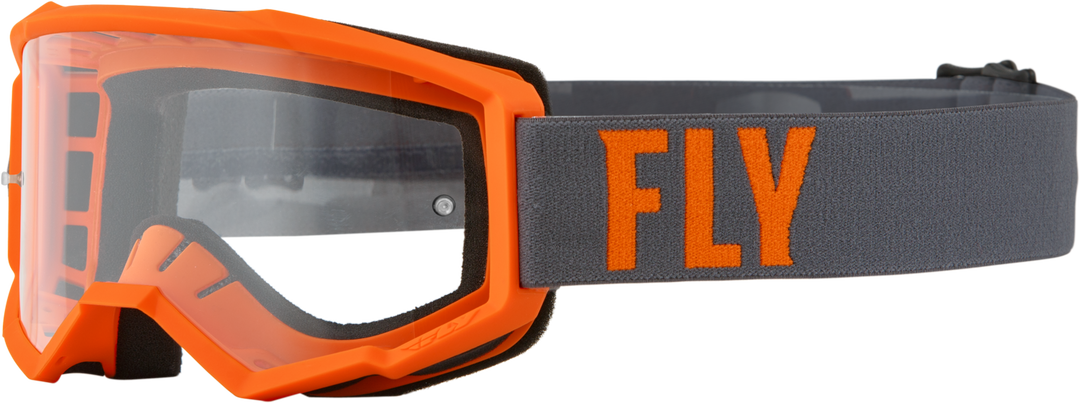 Youth Focus Goggle White/black Clear Lens