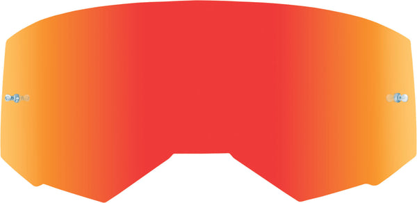 Single Lens W-post Adult Red Mirror-smoke